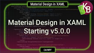 CWPF  Material Design in XAML  500 work [upl. by Notfilc]