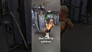 dual hand lat pulldown [upl. by Oirrad175]