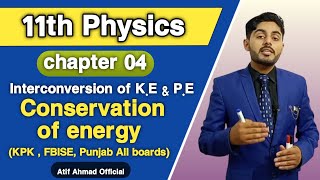 Conservation of energy class 11  Interconversion of kinetic energy and potential energy class 11 [upl. by Aratnahs]