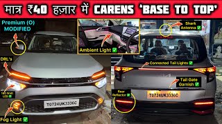 Kia Carens Premium Optional Model Modification With Price ✅ Kia Sonet Carens Base to Top [upl. by Norrv]