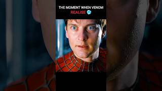 THE MOMENT WHEN VENOM REALISE 🔥 marvel venom3 spiderman shorts [upl. by Whitcher]