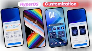 Xaimoi HyperOS 20 Customisation Based On Themes  Lock Screen Animated amp Dynamic Homescreen 🔥 [upl. by Salguod]