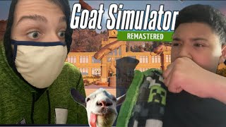 Goat simulator remastered trailer reaction with gamerkid3311 Gamerkidreact [upl. by Lasky]