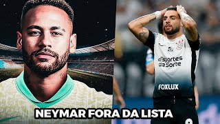 Neymar FORA DA LISTA e Corinthians FORA DA COPA DO BRASIL 2025 [upl. by Wolsniw]