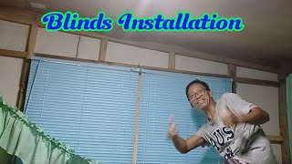 INSTALLATION OF WINDOW BLINDS [upl. by Demetris]