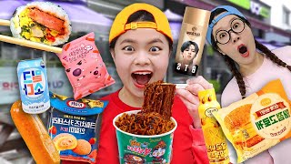 Korean Convenience Store Food Mukbang 편의점 신상음식 먹방 모음 크림우동 고구마케이크 삼각김밥 디저트 CVS EATING SHOW 티미TIMI [upl. by Madoc610]