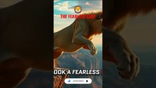 THE FEARLESS LEAP ENGLISH STORY🦁🐆story english shorts short facts animals lion [upl. by Coltun]