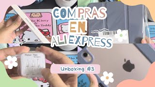 UNBOXING 3  COMPRAS EN ALIEXPRESS  ACCESORIOS IPAD [upl. by Aynav613]