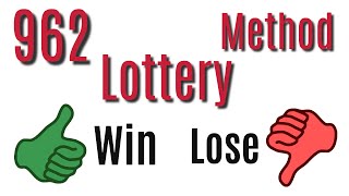 962 Lottery Method to Win Pick 3 [upl. by Ranip72]