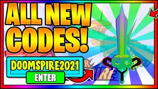 ALL NEW SUPER DOOMSPIRE CODES IN 2021 👑OP CODES👑 Roblox Super Doomspire Codes 2021✅ [upl. by Annaiviv]