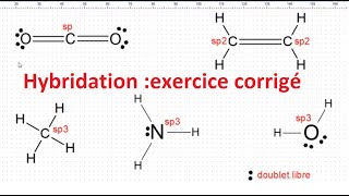 Hybridation exercice corrigé Darija [upl. by Josi412]