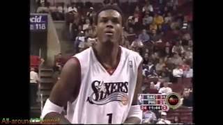 Samuel Dalembert 20 points vs Sacramento Kings 200304 [upl. by Rayshell]