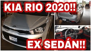 kia rio 2020 ex sedan  revisión completa  interior y exterior  en español [upl. by Leaffar]