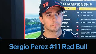 F1 2023 Brazil GP Sergio Perez Post Race Interview [upl. by Selec]