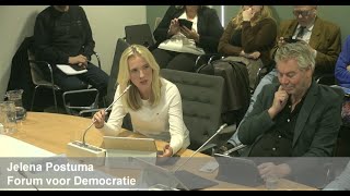 Bezuinigingen kaasschaaf of kettingzaag  Jelena Postuma FVD [upl. by Callie]