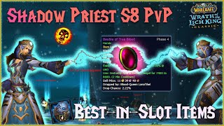 WotLK Shadow Priest PvP Arena Season 8 BestinSlot Items  Phase 4 World of Warcraft 3435 [upl. by Dorice]