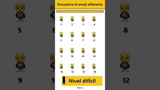 Encuentra el emoji diferente 1 [upl. by Olympias]