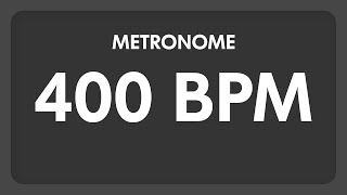 400 BPM  Metronome [upl. by Aiuoqes902]