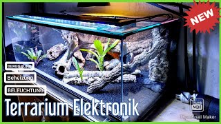 Terrarium Elektronik  Beleuchtung  Beheizung  Beregnung [upl. by Cirted506]