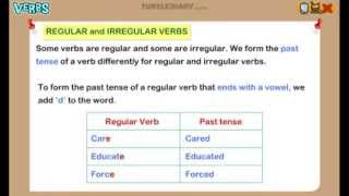 2 Types of Verbs  Regular and Irregular Explained Math for Kids [upl. by Ingrim]