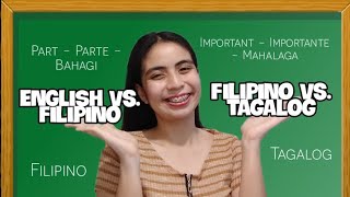 SALIN NG MGA SALITANG INGLES SA WIKANG FILIPINO AT TAGALOG  30 WORDS [upl. by Tamra]