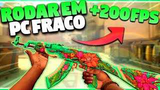 COMO RODAR CSGO EM PC FRACO EM 2023  Como aumentar o FPS do CSGO [upl. by Hawkins]