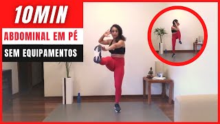 PARTE 6 ABDOMINAL EM PÉ 🔥 EXERCÍCIO CARDIO 🔥 PARA PERDER BARRIGA treinocomsolange [upl. by Arlyne]