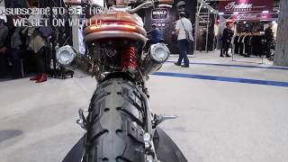 Beautiful British Handmade Scrambler THE CCM SPITFIRE Motorcycle Live 2017 [upl. by Kissee]