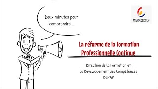 La réforme de la formation professionnelle continue [upl. by Nebur]