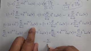 Recurrence Formulae for Laguerre polynomial 2 [upl. by Girhiny]