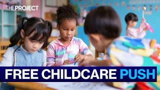 Push For Free Childcare For Aussies [upl. by Smada]