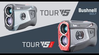 Bushnell Tour V5 amp Tour V5 Shift Rangefinders First Look [upl. by God]