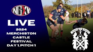 LIVE RUGBY MERCHISTON CASTLE FESTIVAL  DAY ONE PITCH ONE [upl. by Ber]