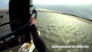 Wells Next the Sea Speedsailing  WINDSURFING [upl. by Tome337]