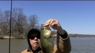 Early Spring Bassin With A Bagleys Square Bill Crank Bait  Bush River Maryland [upl. by Woodley]