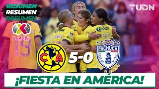 Resumen y goles  América 50 Pachuca  Liga Mx Femenil AP2024J15  TUDN [upl. by Ahselrac]