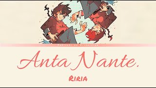 Ranma 12 2024  Ending Full  Lyrics KanRomEng 「Antanante」by Riria  あんたなんて。 [upl. by Otrebile]