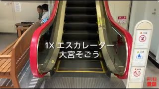 【東芝】1X エスカレーター 大宮そごう 1X escalator Omiya SOGO department store Saitama Japan [upl. by Elfrida]