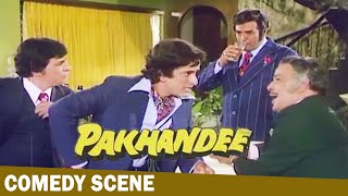 Sanjeev KumarKader Khan Comedy Scene From Pakhandi पाखंडी 1984Hindi Drama Movie [upl. by Waly170]