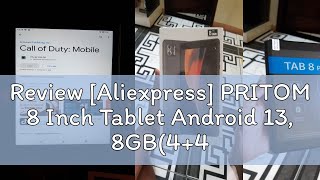 Review Aliexpress PRITOM 8 Inch Tablet Android 13 8GB44 Expand RAM 64GB ROM1TB Expand1280x8 [upl. by Lorre262]