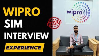 Wipro SIM Program Interview Experience for Freshers  Wipro Off Campus Interview [upl. by Janicki]