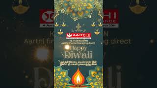 Happy Diwali from Aarthi Gold Finance [upl. by Esetal]