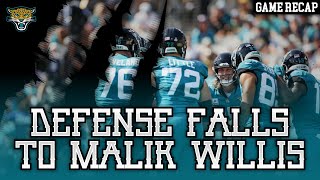 2024 Jaguars Week Eight Game Recap  Defense Falls to Malik Willis [upl. by Cohligan]