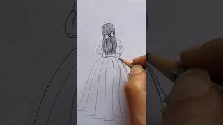 😱🔥 How to draw a girl girldrawing [upl. by Delly]