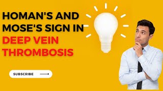 HOMANS SIGN AND MOSES SIGN IN DEEP VEIN THROMBOSIS  DVT [upl. by Nnyleve]