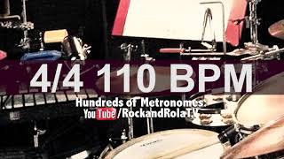 🔴 110 BPM Pop Percusion Metronome [upl. by Marx695]