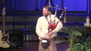 Bagpiper Michael Lancaster  Denver Colorado  Ode to Joy into a little Jig [upl. by Niajneb72]