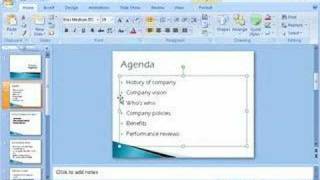 How to use Microsoft office Power Point 2007 [upl. by Riorsson]