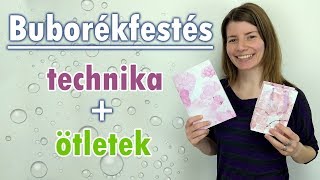 Buborékfestés  Kreatív technika  Manó kuckó [upl. by Aehr981]