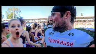 Schwäbisch Hall Unicorns vs Frankfurt Universe  AMERICAN FOOTBALL IN GERMANY  Gameday Vlog [upl. by Tressia]